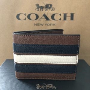 🔥SALE🔥 NWT Authentic Coach Slim Signature Wallet